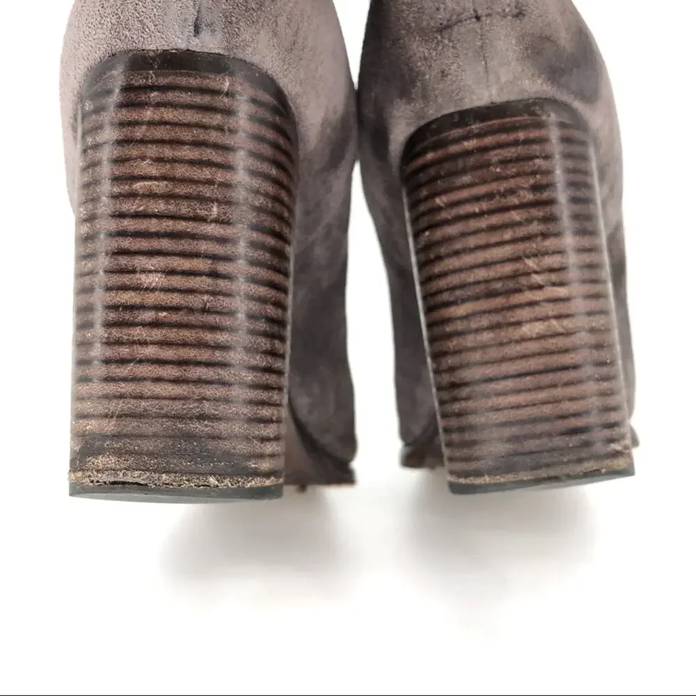 RAG & BONE Ashby Ankle High Boot Suede Grey 37.5